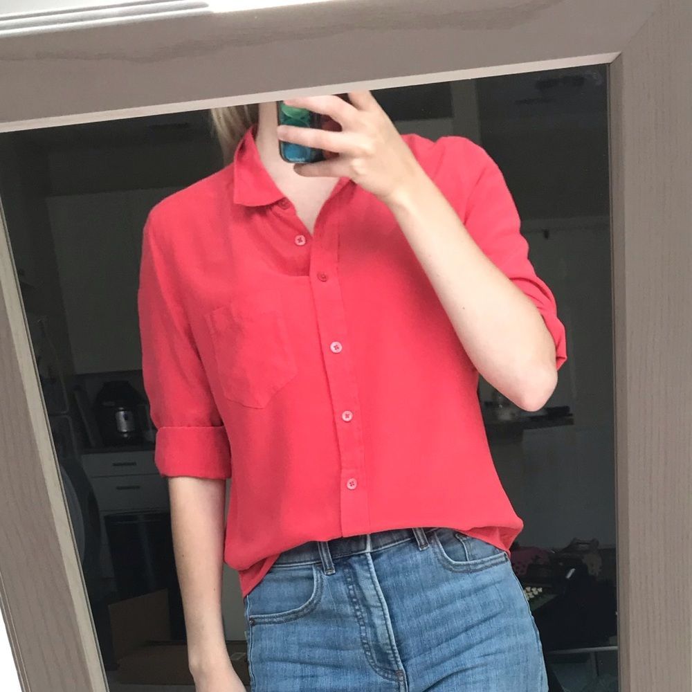 Equipment Femme Button Blouse